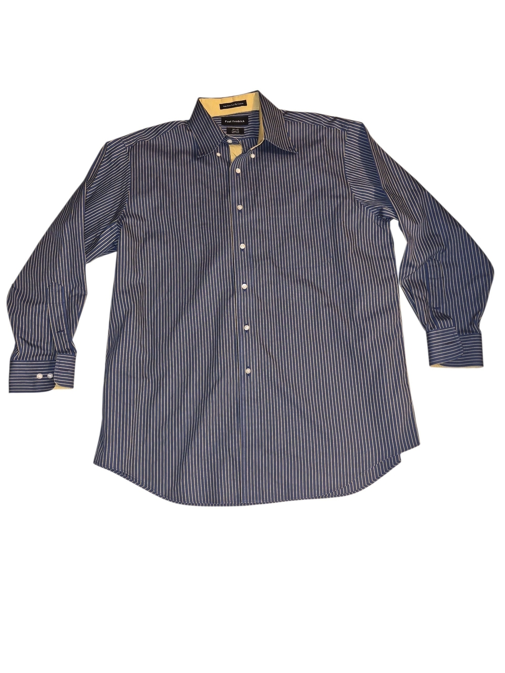 Paul Fredrick Non-Iron Two Ply Cotton Dress Shirt